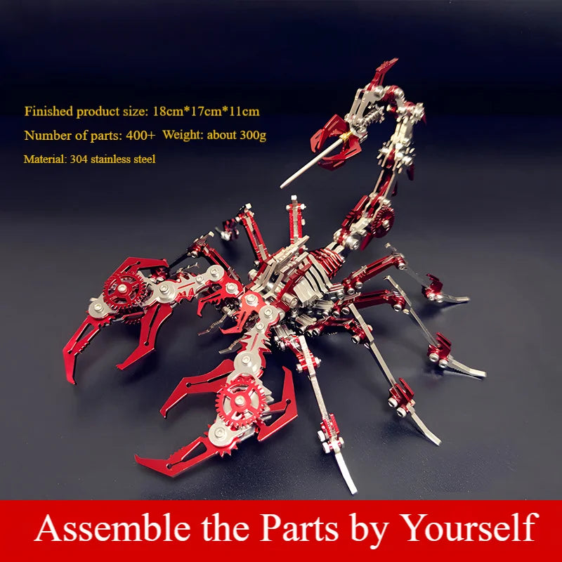 DIY Stainless Steel Scorpion Model