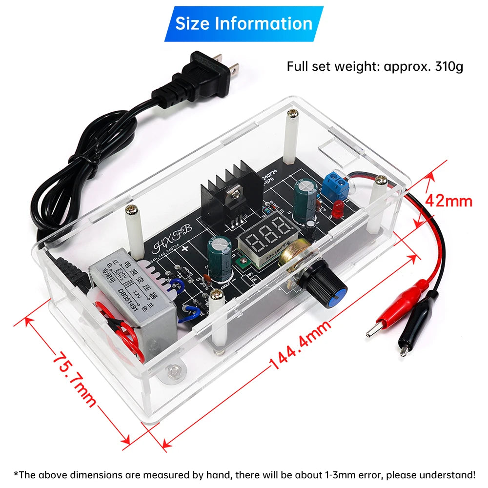 DIY Variable bench power supply Kit (1.25V-12V)