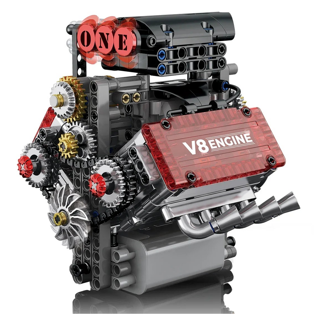 478pcs V8 Engine Kit (Motorized)
