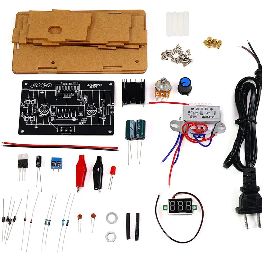 DIY Variable bench power supply Kit (1.25V-12V)