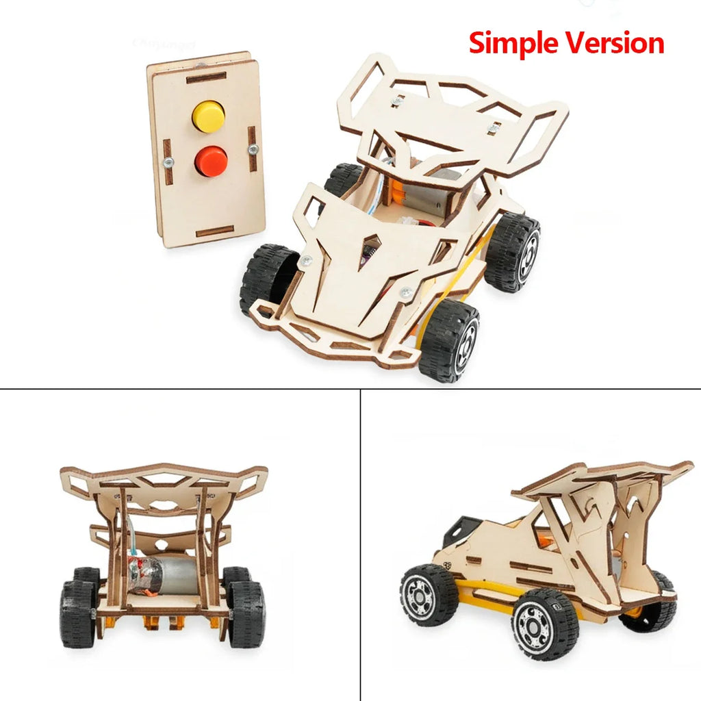 Wooden Remote Control Car Kit