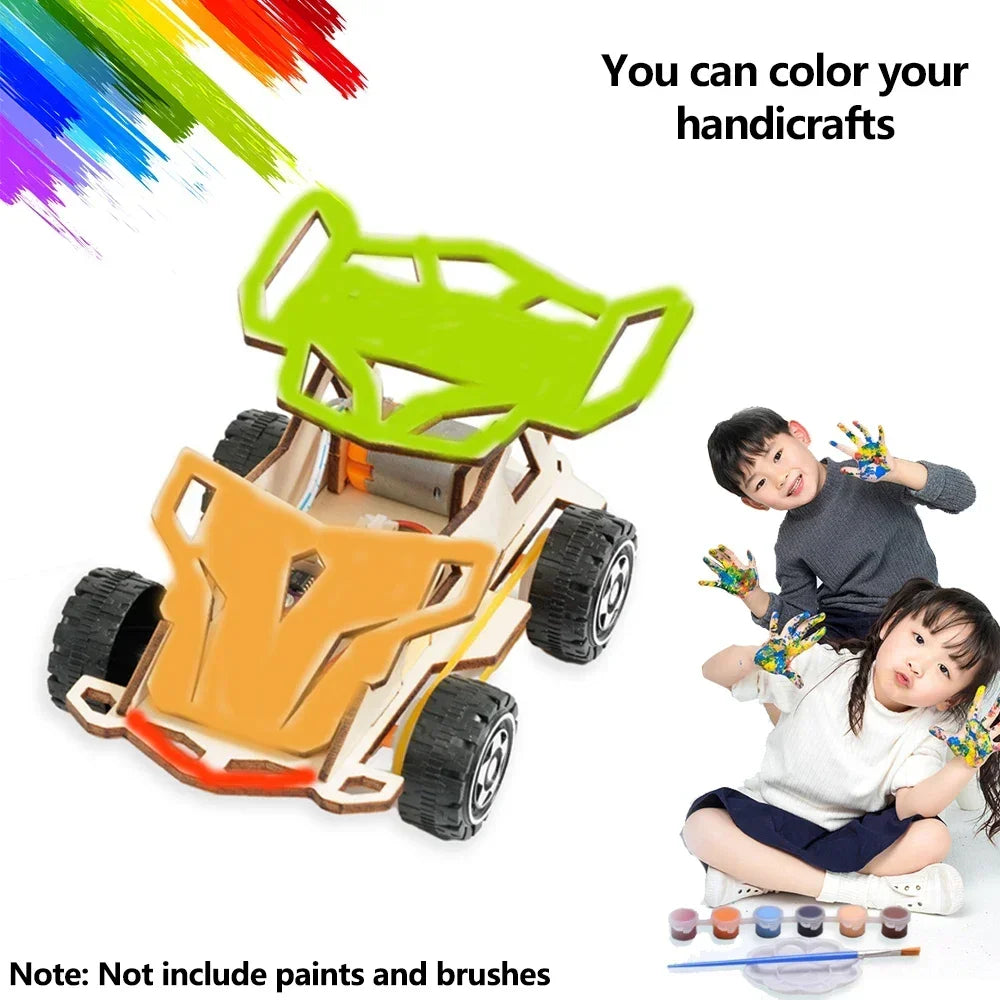 Wooden Remote Control Car Kit