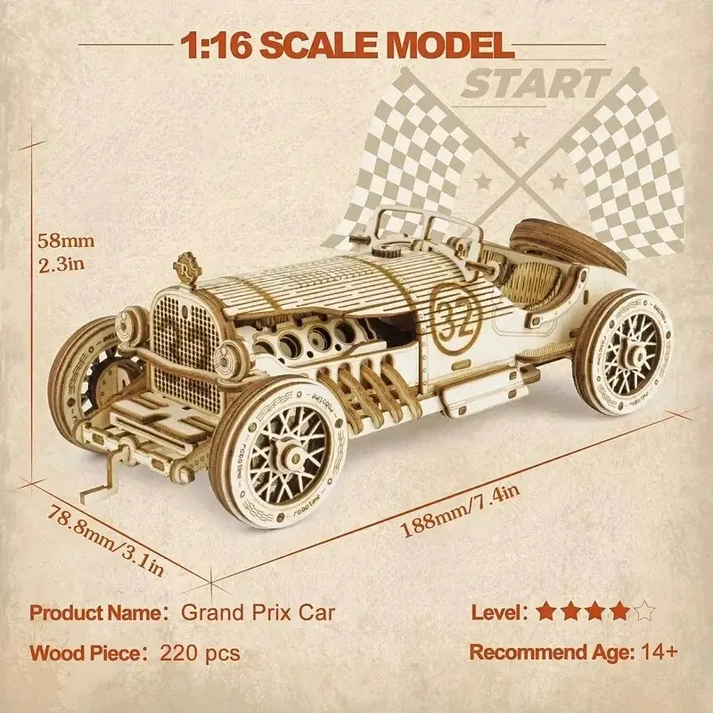 Wooden Car Puzzle
