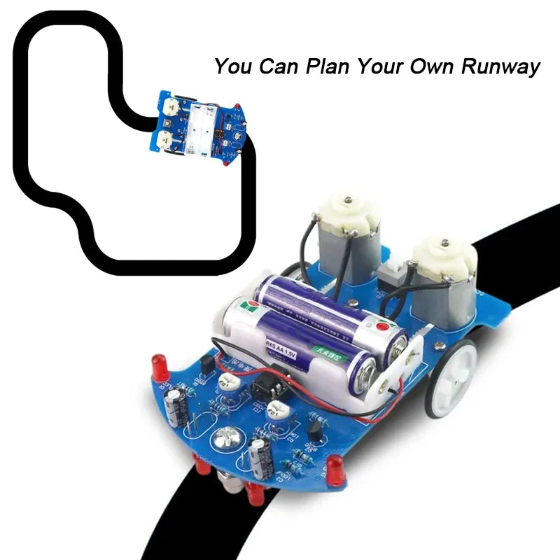 DIY Intelligent Line-Tracking Robot Car Kit
