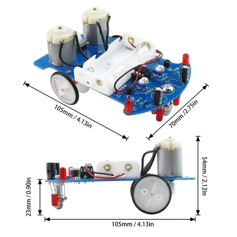 DIY Intelligent Line-Tracking Robot Car Kit