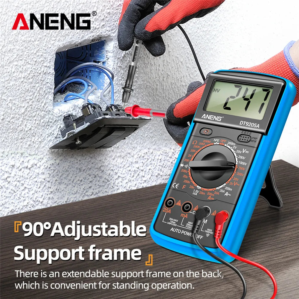 Professional Multimeter Tester ANENG DT9205A-12