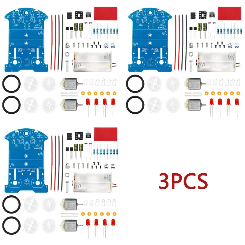 DIY Intelligent Line-Tracking Robot Car Kit