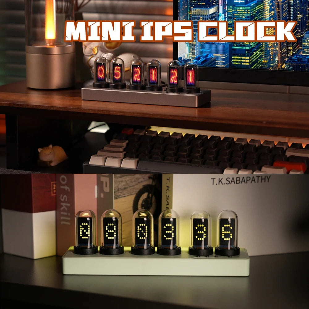Wifi Controlled Faux Nixie Tube Clock Kit