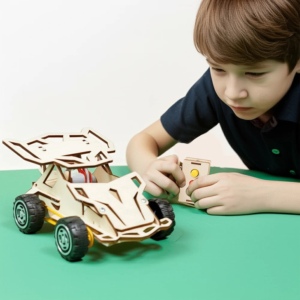 Wooden Remote Control Car Kit