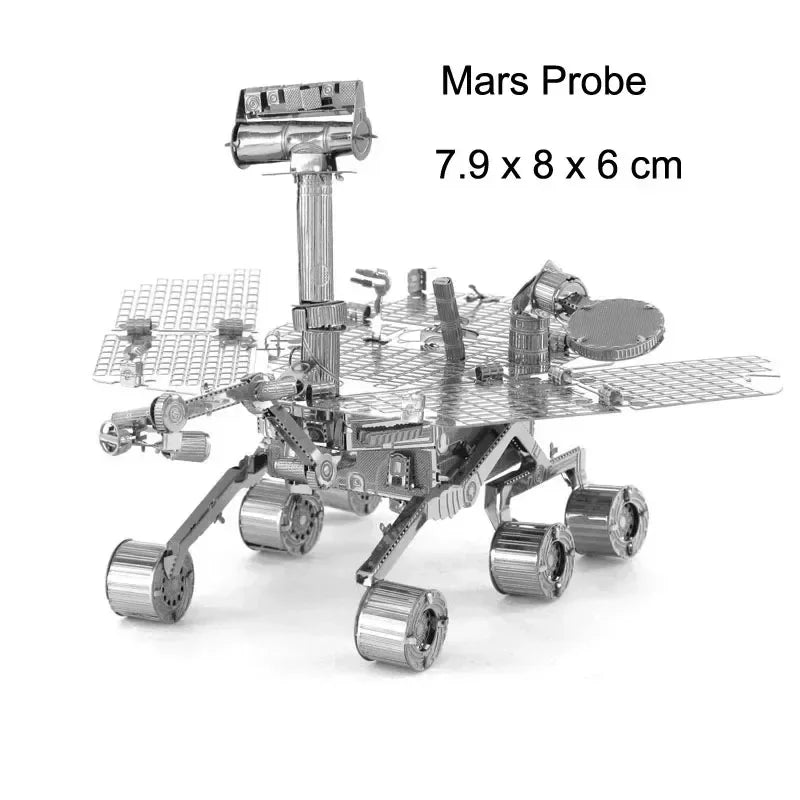 3D Metal Puzzles (Planes, Ships, Flying saucers)