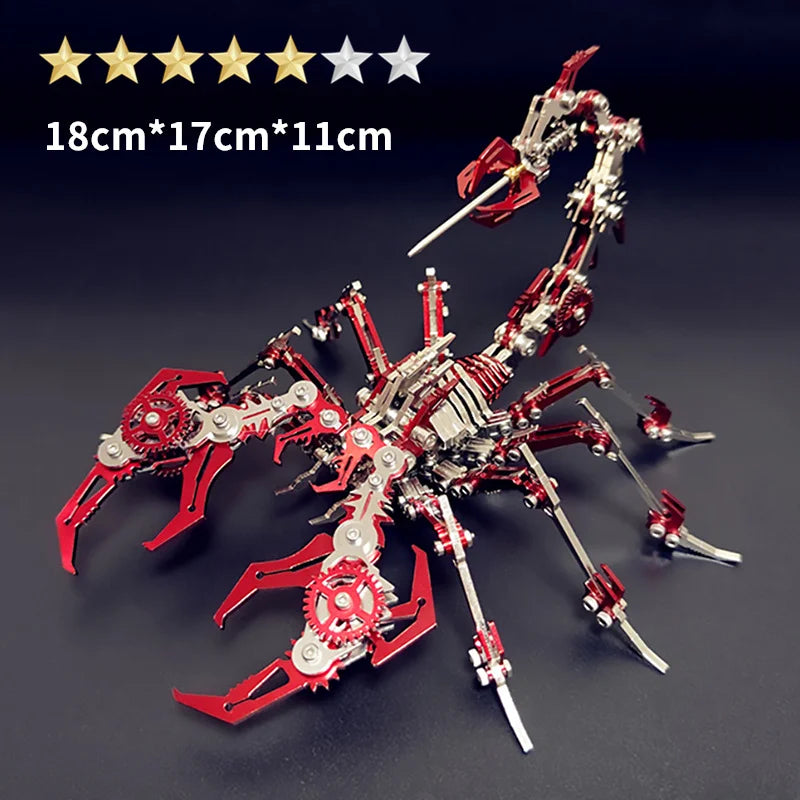 DIY Stainless Steel Scorpion Model