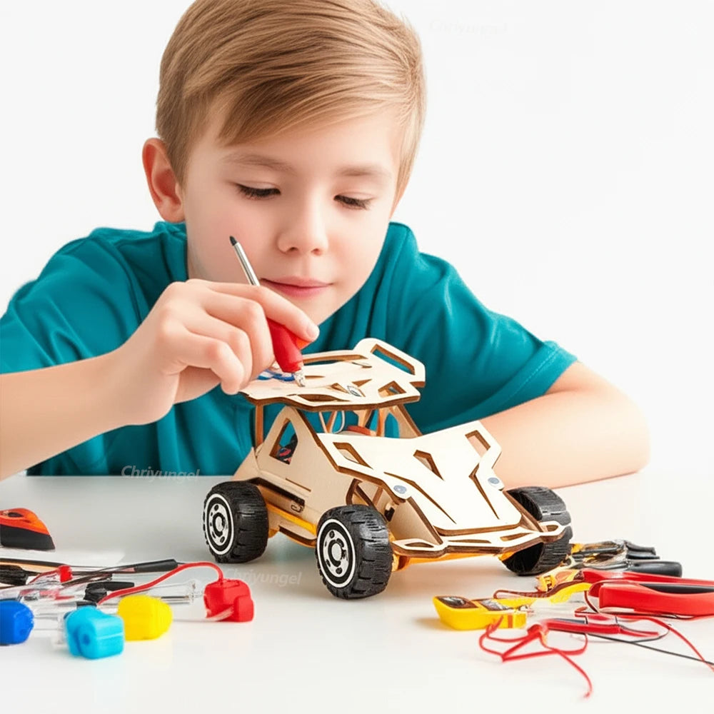 Wooden Remote Control Car Kit