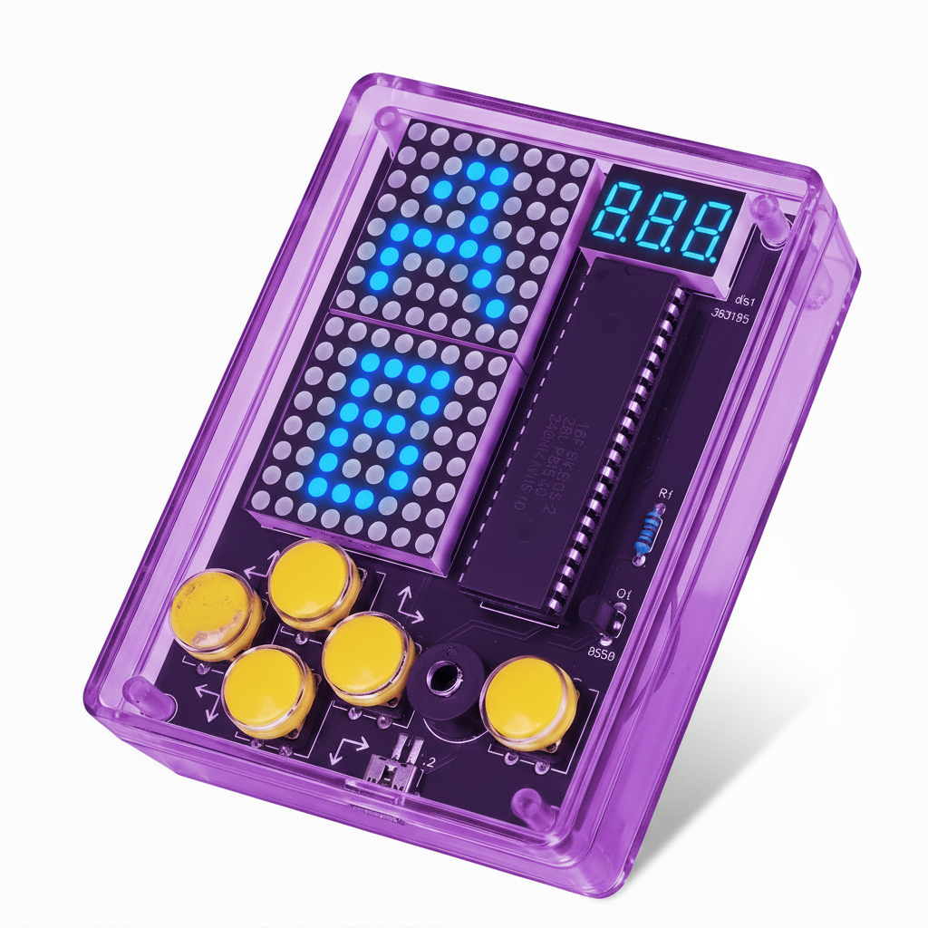 Purple Case, Blue LED