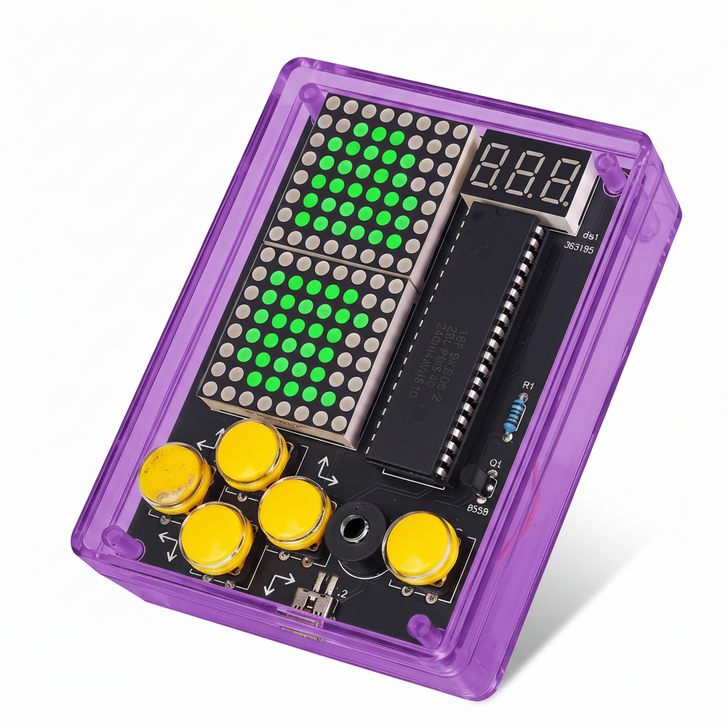Purple Case, Green LED