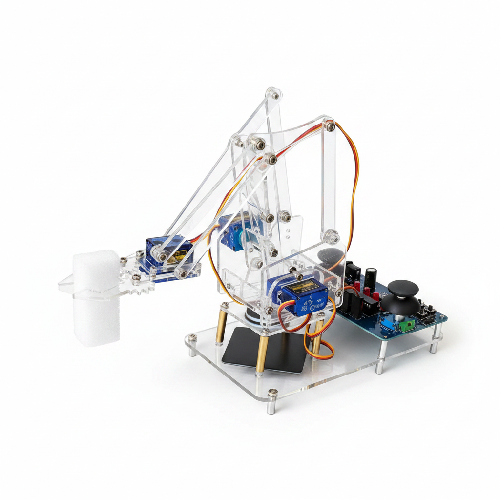 Robotic Arm Assembly Kit - White Background